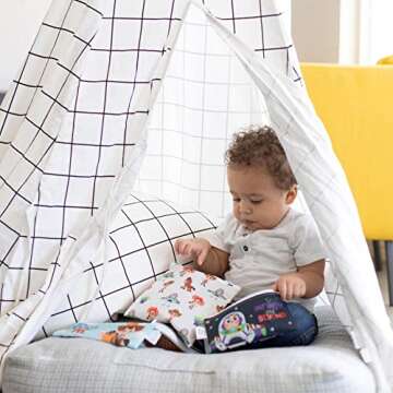 Bumkins Sandwich BagsSnack Bags, Disney Reusable, Washable, Food Safe, BPA Free, Toy Story, Pack of 3