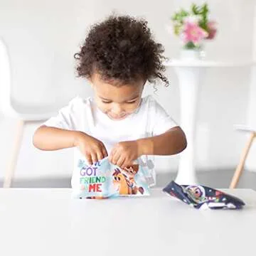 Bumkins Sandwich BagsSnack Bags, Disney Reusable, Washable, Food Safe, BPA Free, Toy Story, Pack of 3