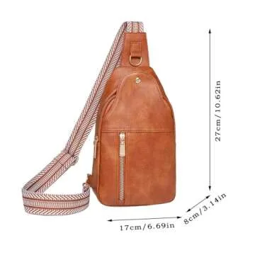 Small Duffle Bag,Sling Bag for Women-Crossbody Bags Fanny Pack Anti Theft Chest Bag for Travel Shopping with Detachable Strap 2024 A-Black