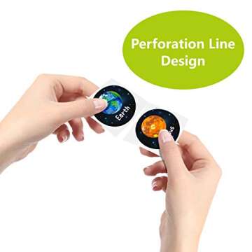 Solar System Stickers for Kids - 600 Unique Designs!