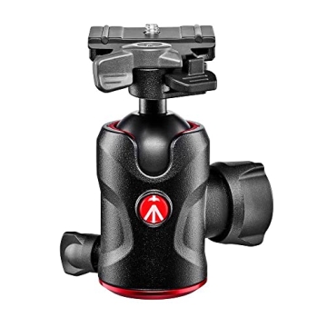 Manfrotto Compact Ball Head 496, Fluid Ball Head for Camera Tripod, Camera Stabilizer, Photography E...