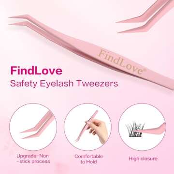 Stick on Lashes Self Adhesive Press on Glueless Gluefree Lash for Women No Glue Needed Natural Eyelash