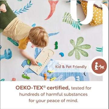 nuLOOM 5' x 8' Washable Area Rug - Stylish & Practical