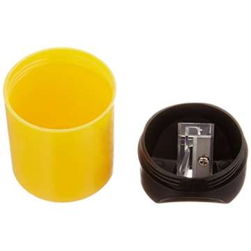 Amazon Basics Compact Manual Pencil Sharpener - 1-Pack
