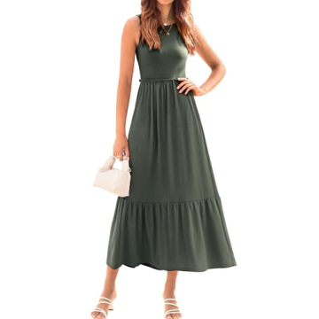BTFBM Sleeveless Summer Dress 2024 for Women