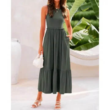 BTFBM Sleeveless Summer Dress 2024 for Women