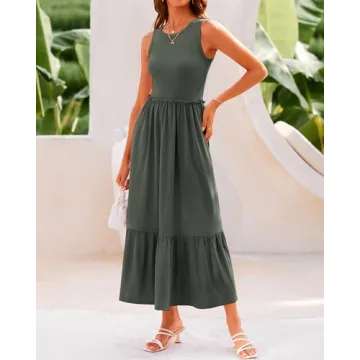 BTFBM Sleeveless Summer Dress 2024 for Women