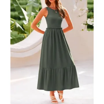 BTFBM Sleeveless Summer Dress 2024 for Women