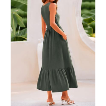 BTFBM Sleeveless Summer Dress 2024 for Women