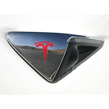 Nikola Pro Tesla Model 3 Logo Decal Wrap Kit - Gloss Red