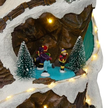 Alpine Corporation Winter Wonderland Set with LED Lights