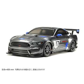 Tamiya 58664 1/10 RC Ford Mustang GT4 Race Car Kit with TT-02 Chassis