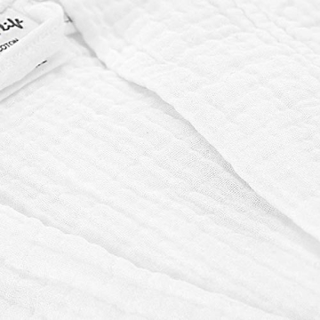 ORMES Muslin Unisex Bathrobe 100% Turkish Cotton Soft