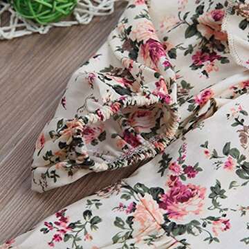 BiggerStore Infant Baby Girl Twins Long Sleeve Ruffles Romper Bodysuit Outfit Clothes