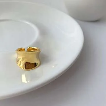 WAINIS 6 Pcs Adjustable Open Rings Set for Women