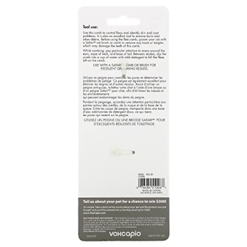 Coastal Pet Safari Cat Flea Comb - Effective Flea and Tick Tool