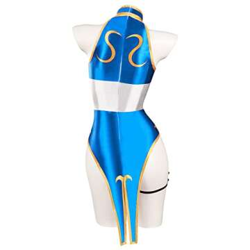 Chun Li Cosplay Swimsuit for Women - Summer Fun