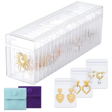 Elegant Portable Acrylic Jewelry Organizer for Women