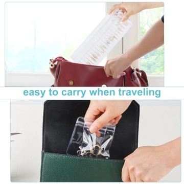 Elegant Portable Acrylic Jewelry Organizer for Women