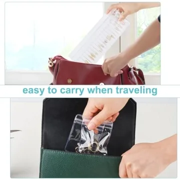 Elegant Portable Acrylic Jewelry Organizer for Women