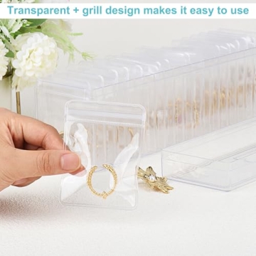 Elegant Portable Acrylic Jewelry Organizer for Women