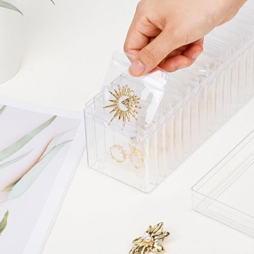 Elegant Portable Acrylic Jewelry Organizer for Women