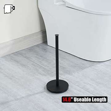 Stylish JQK Toilet Paper Storage Stand for Modern Bathrooms