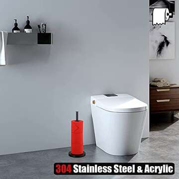 Stylish JQK Toilet Paper Storage Stand for Modern Bathrooms