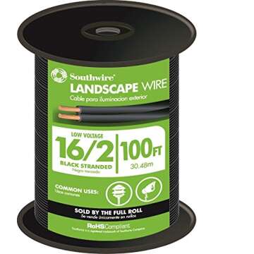 Woods 55213143 100ft Low Voltage Outdoor Lighting Cable