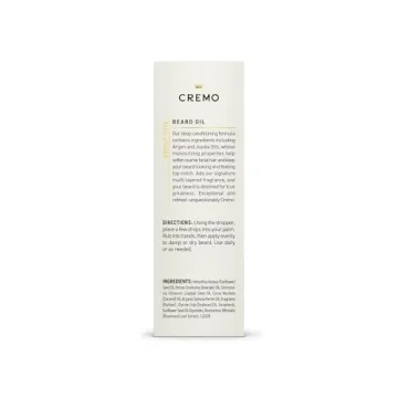 Cremo Beard Oil Revitalizing Cedar Forest Softens and Nourishes