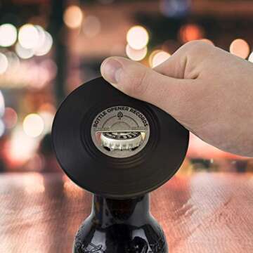 Gift Republic Vinyl Record Shaped Bottle Opener