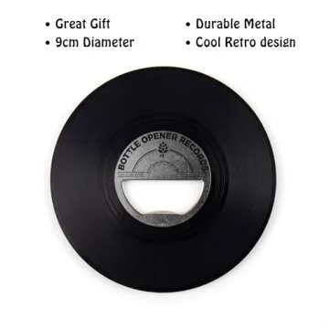Gift Republic Vinyl Record Shaped Bottle Opener