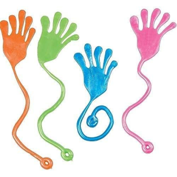 Tuko 20PCS Sticky Hands, Sticky Finger, Kids' Party Favor Sets， Fun Toys, Wacky Fun Stretchy Stick...