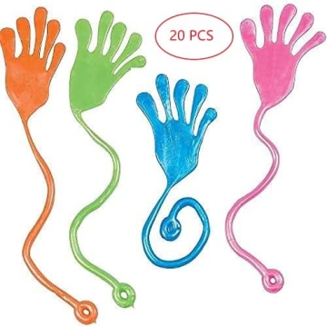 Tuko 20PCS Sticky Hands for Kids - Durable Party Fun