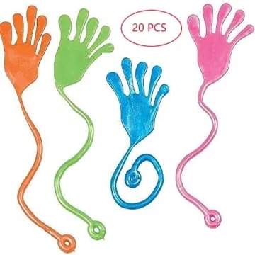 Tuko 20PCS Sticky Hands for Kids - Durable Party Fun