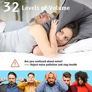 Easysleep White Noise Machine with Soothing Sounds & Night Lights