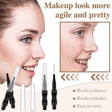 100 Pcs Eyebrow Brushes - Perfect for Lamination and Grooming