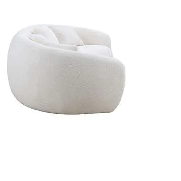 Modern Cloud Curved Sofa Luxury 5-Seat Upholstered Couch