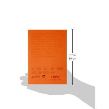 Legion Paper Yupo Medium Pads 5"X7" 10 Sheets/Pkg-White 74lb, Multicolor Count