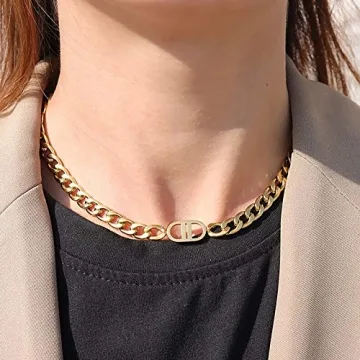 MITITEE Gold Cuban Link Chain – Stylish Women's Jewelry