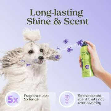 PAWFUME Premium Grooming Spray Dog Spray Deodorizer Perfume For Dogs - Dog Cologne Spray Long Lasting Dog Sprays - Dog Perfume Spray Long Lasting After Bath- Dog deodorizing Spray (Lavender)