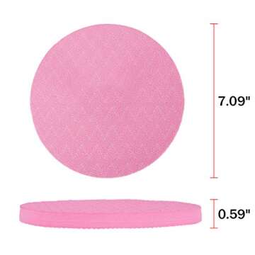 GoYonder Eco Yoga Workout Knee Pad Cushion Pink (Pack of 2)
