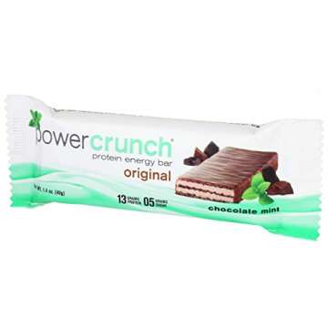 Power Crunch Original Chocolate Mint Protein Bar, 1.4 Oz