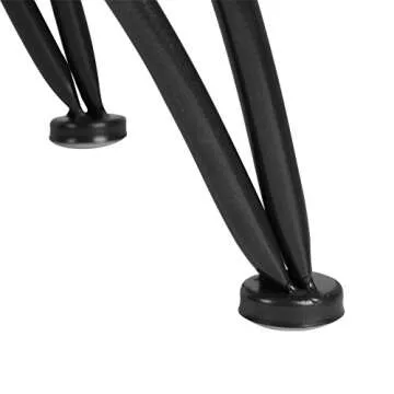 Dazone® Wrought Iron Pot Plant Stand for Three Plants Indoor or Outdoor Garden Patio Decor Arch Design Black