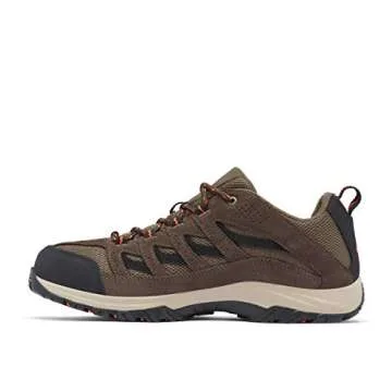 Columbia Mens Crestwood Hiking Shoe - Camo Brown, Heatwave, 7 Wide US