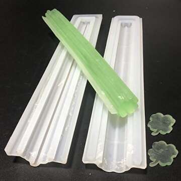 Crystal Epoxy Resin Mold for Cake and Soap Designs