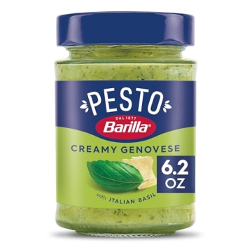 Barilla Creamy Genovese Pesto Sauce with Italian Basil and Cheeses - Perfect for Gifts and Cooking!