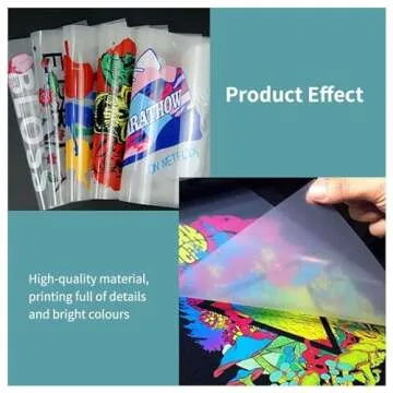 DTF Transfer Film Roll 13" x 328ft - Premium A3+ DTF Film Roll, Single Sided Glossy Clear PreTreat PET Heat Transfer Paper, Cold and Hot Peel, Direct to Film for T-Shirts Textile