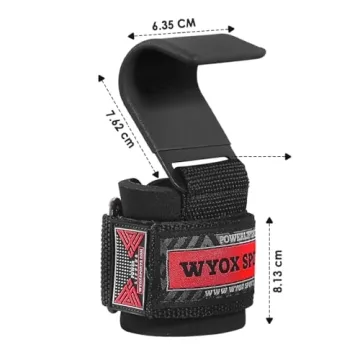 WYOX Weight Lifting Hooks - Ultimate Lifting Support