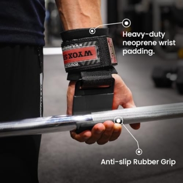 WYOX Weight Lifting Hooks - Ultimate Lifting Support